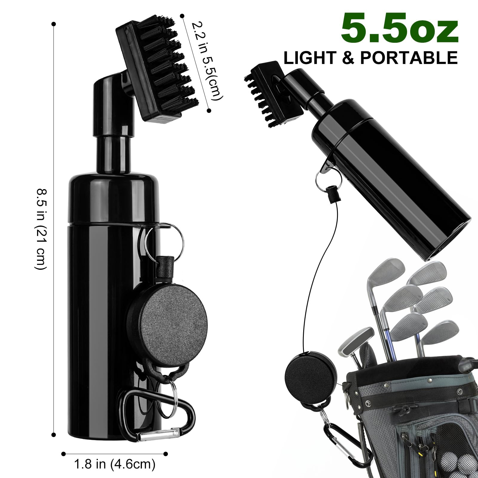 Golf Equipment To Improve Your Game - Brosse de nettoyage de tête de