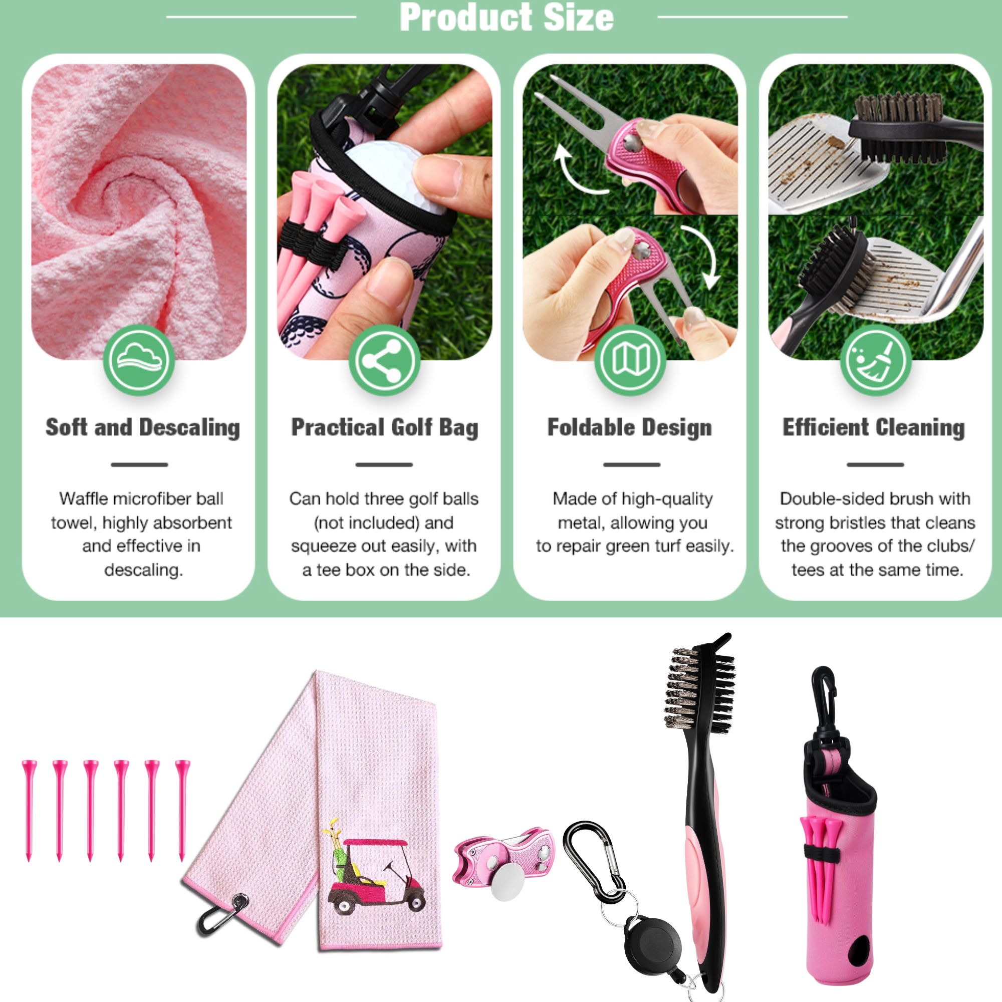 Kit d'accessoires de golf 10 p - Golf Equipment Stores avis et prix
