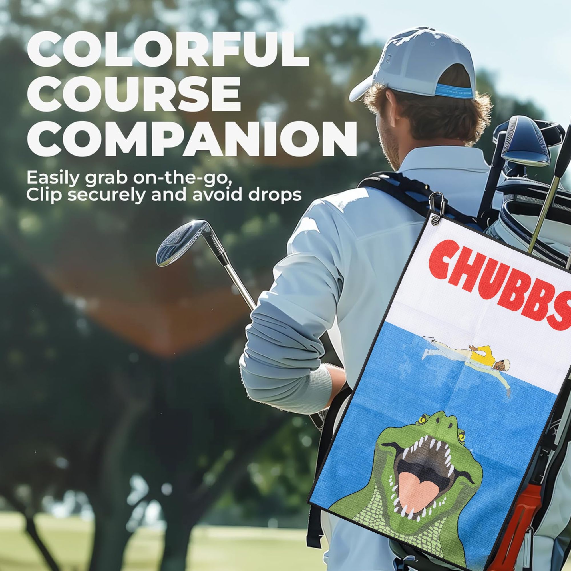 Serviette de golf amusante Hap - Golf Equipment Stores avis et prix